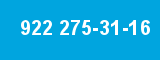 922 275-31-16